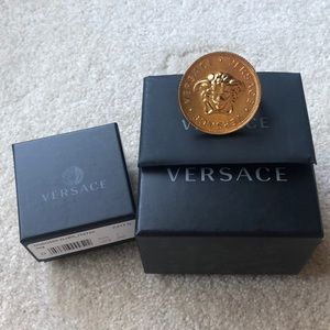 Versace- Medusa Double Embossed Ring